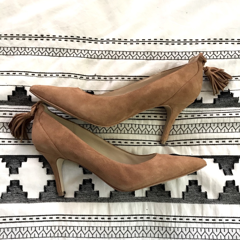 Marc Fisher Tammye Tasseled Heels 8.5